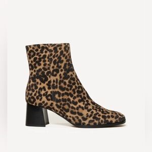 M Gemi Suede Leopard Boots